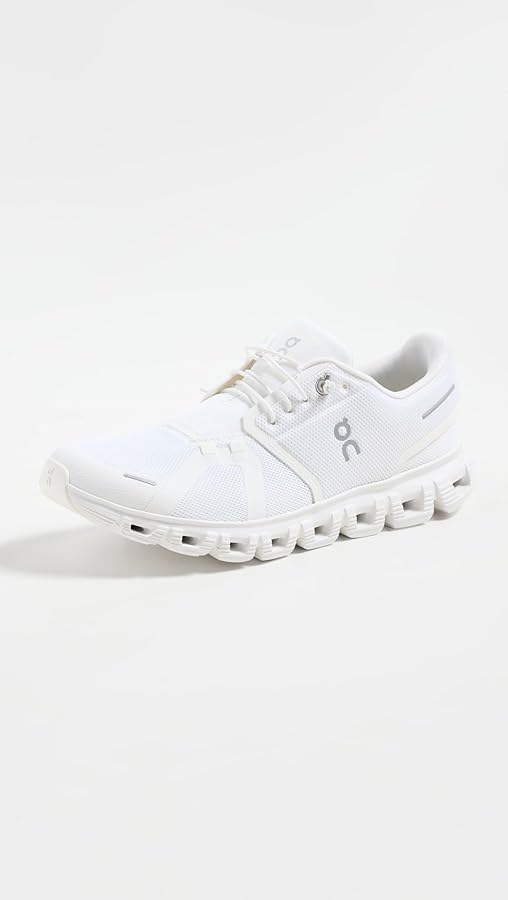 Amazon.com | On Women's Cloud 6 Sneakers, White, 5 Medium US